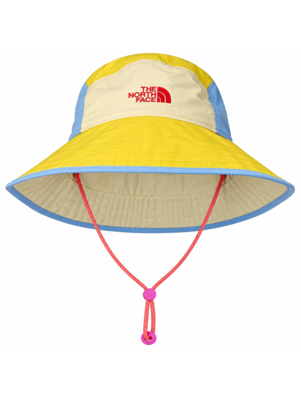 The North Face Hike Clerb Sun Brimmer Bucket Hat Colorblock Yellow L/XL Hiking